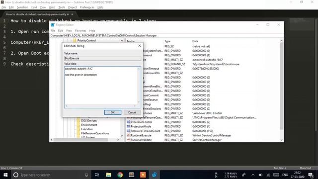 How to disable disk check at startup in 2 simple steps смотреть онлайн