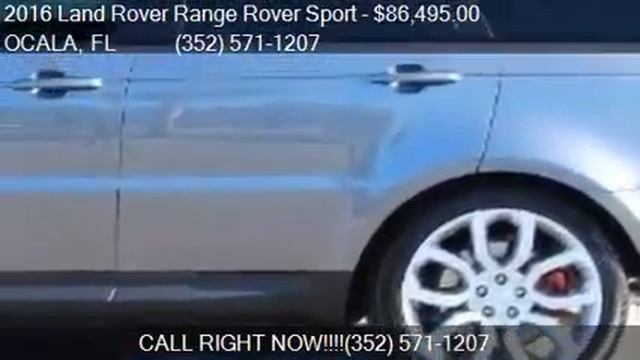 2016 Land Rover Range Rover Sport 5.0L V8 Supercharged for s смотреть онлайн