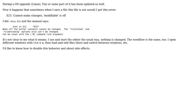 Unix & Linux: Understanding modifiable in Vim (2 Solutions!!) смотреть онлайн