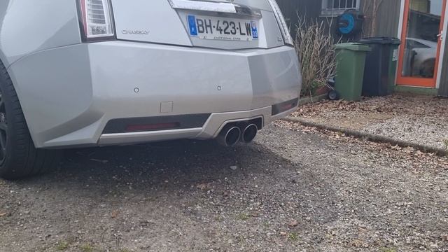 CTS-V Borla exhaust. смотреть онлайн