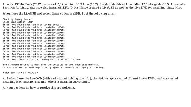 Apple: Dual boot Linux Mint 17.1 with OS X Lion смотреть онлайн