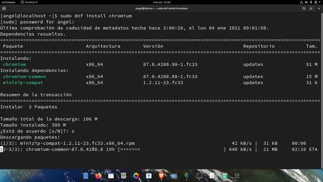 11.Curso de Fedora 33. Como Instalar Chromium en fedora 33. Video 11 смотреть онлайн