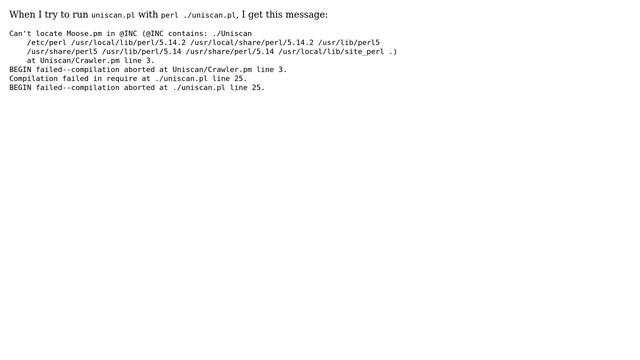 Ubuntu: How can I install Uniscan on Ubuntu 13.04? смотреть онлайн