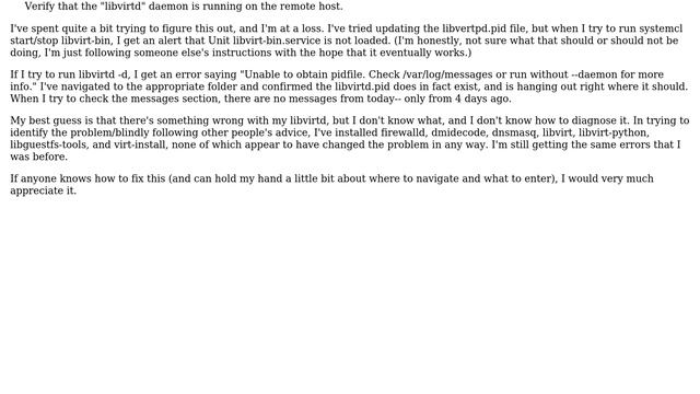 Unix & Linux: Virtual Machine manager Connection Failures смотреть онлайн