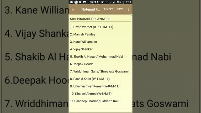 SRH vs KXIP 48th IPL match playing 11 & Dream11 prediction . смотреть онлайн