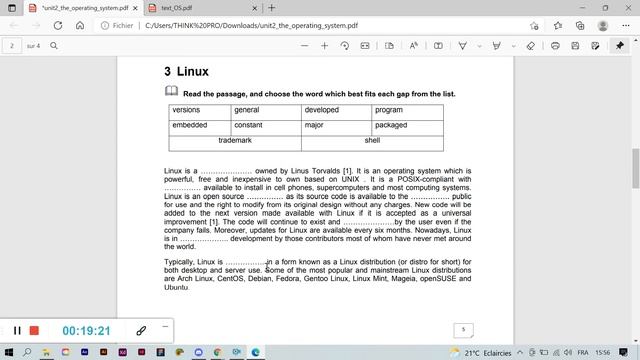 ANGLAIS 3 eme seance 22DEC2021 смотреть онлайн