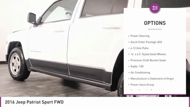 2016 Jeep Patriot B330092