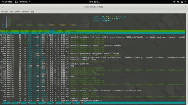 Tutorial Cara Install HTOP di Linux (Mint) смотреть онлайн