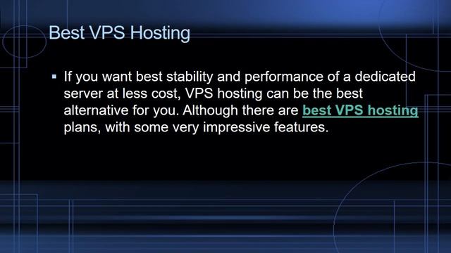 Best VPS Hosting смотреть онлайн