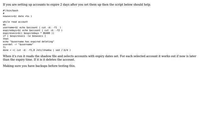 How can I automatically delete Linux users after fixed period? (4 Solutions!!) смотреть онлайн