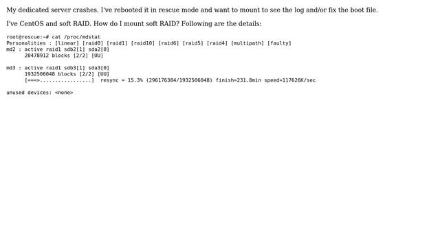 DevOps & SysAdmins: How to mount Soft RAID in centOS? смотреть онлайн