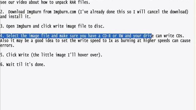 How to burn an ISO! смотреть онлайн