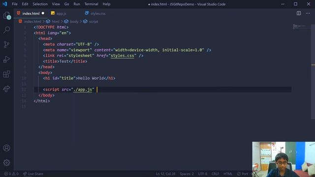 How to create a github repository for your JS apps смотреть онлайн