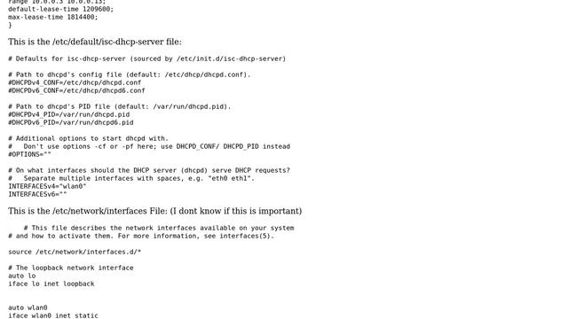 Can't start isc-dhcp-server because of the Error : Not configured to listen on any interfaces смотреть онлайн