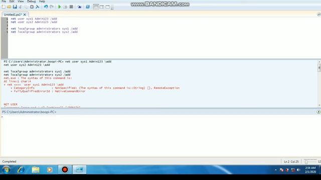 Create local user in windows PowerShell ISE part-2 смотреть онлайн
