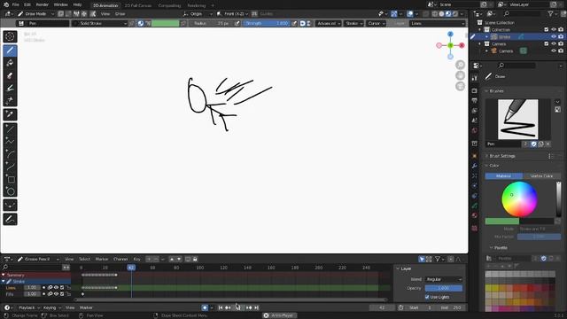 How To Create 2D Animations in Blender (Linux) | Learn With Aksh смотреть онлайн