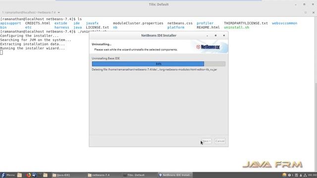 NetBeans 7.4 Uninstallation in Fedora 27 Workstation Cinnamon смотреть онлайн