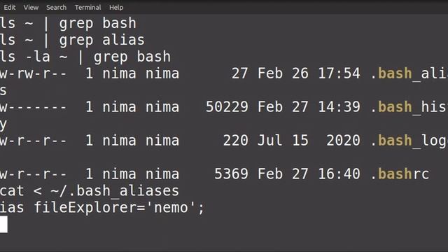How to create permanent alias using custom file in Bash? - alias - part 5 смотреть онлайн