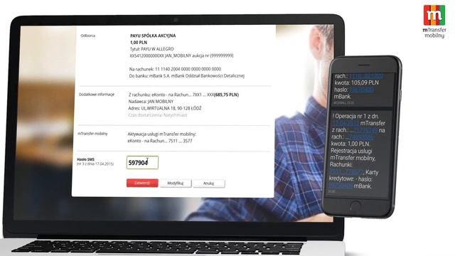 mBank - Mobile mTransfer: Just ONE click to pay! смотреть онлайн