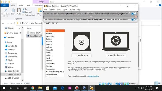 Tutorial Instalasi Linux Ubuntu Dengan Virtual Box смотреть онлайн