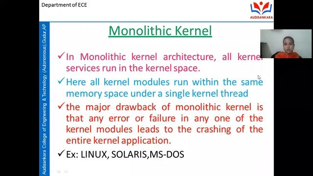 Embedded Systems | Embedded Systems User space and kernal space by Prof. Himabindu Sathyaveti смотреть онлайн