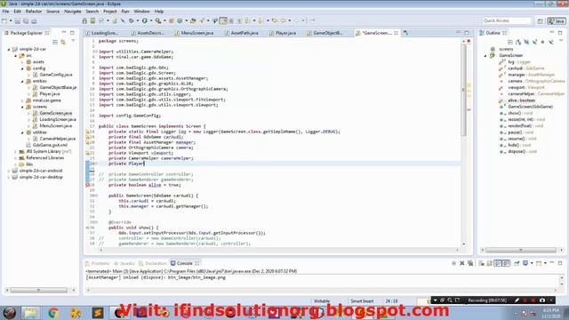 Java and libgdx tutorial android 2D car game #8 смотреть онлайн