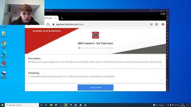 Installing Hik-Connect for End User App (Android) смотреть онлайн