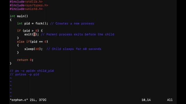Creating zombie and orphan process in linux operating system смотреть онлайн