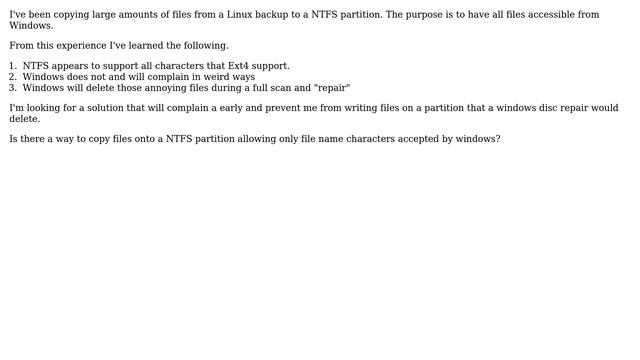 Unix & Linux: Windows safe characters from Linux смотреть онлайн