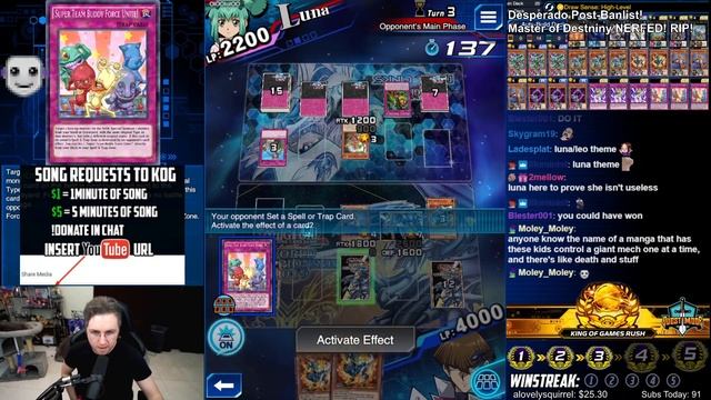 Post Banlist Desperado! RIP Master of Destiny! [Yu-Gi-Oh! Duel Links] смотреть онлайн