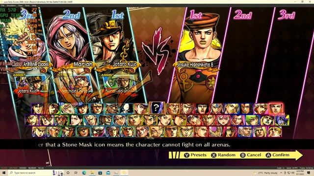 JoJo's Bizarre Adventure: All-Star Battle R -YUZU[SWITCH Emulator] - Core i7 4790 | RX-570 4GB смотреть онлайн