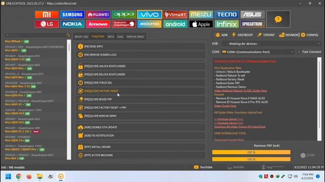 Unlock Tool New Update Vivo Game Over Fastboot To Edl Option Added смотреть онлайн