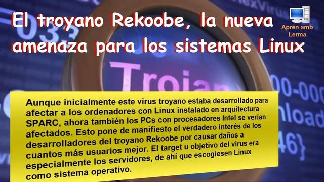 El troyano Rekoobe, la nueva amenaza para los sistemas Linux смотреть онлайн
