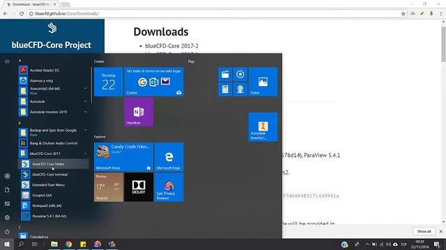 Installing OpenFoam on Windows 10 using blueCFD смотреть онлайн