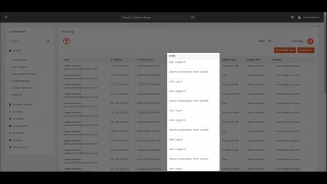 Viewing and Exporting Audit logs in DEM смотреть онлайн