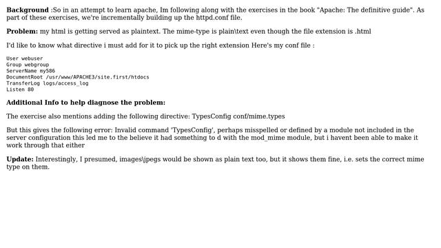 DevOps & SysAdmins: Which directive in apache's conf determines mime-type from file extension? смотреть онлайн