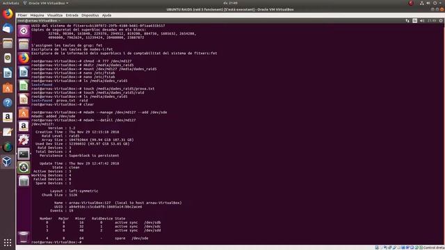 RAID 1 i RAID 5 en Ubuntu смотреть онлайн