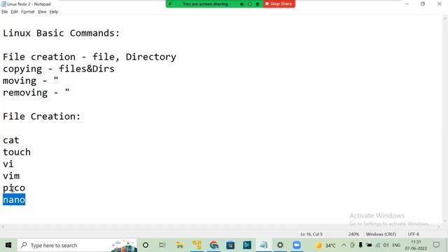 How to create fie and directories in linux | #linux #linuxcommands #redhat смотреть онлайн