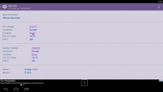 Walkthrough of Mircules DX Cluster for Android смотреть онлайн
