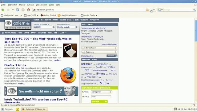 Test: OpenSuse 11.0 mit KDE 4 смотреть онлайн
