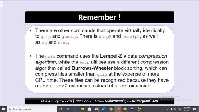 Lecture 15 How to Compress or Archive a File in Linux смотреть онлайн