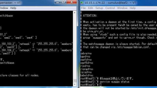puppet cumulus OSPF demo смотреть онлайн