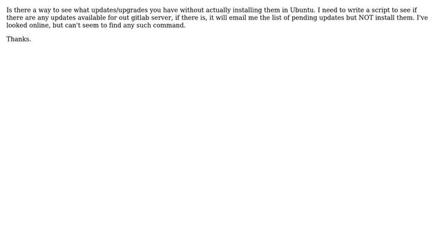 Unix & Linux: How to view the updates first before installing them in Ubuntu? смотреть онлайн
