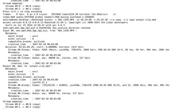 Unix & Linux: Cutting an AV file (MP4) (2 Solutions!!) смотреть онлайн