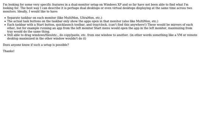 Unix & Linux: Looking for Windows XP "dual desktops" with dual monitors (2 Solutions!!) смотреть онлайн