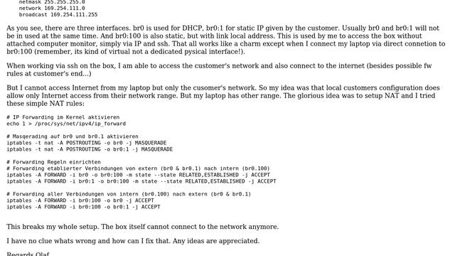 DevOps & SysAdmins: Two bridged interfaces with multiple IPs, NAT required, iptables смотреть онлайн