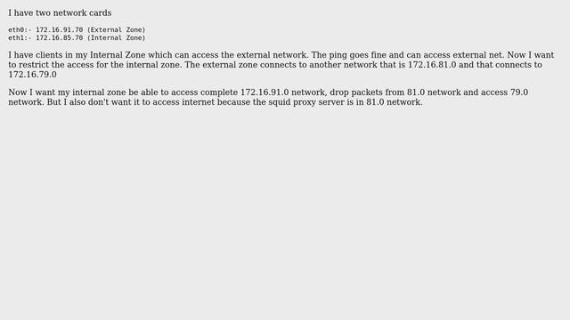 Unix & Linux: IPTABLES chain restriction смотреть онлайн