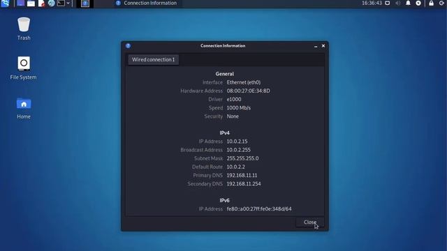 LAB 3 Ethical Hacking - 3.2 Kali Linux Basics: Get your current ip-address смотреть онлайн