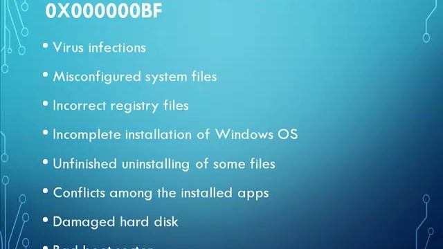 Fix Windows Stop Error 0x000000BF смотреть онлайн