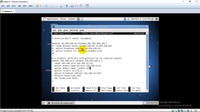 Konfigurasi DHCP Server pada Debian 6 смотреть онлайн